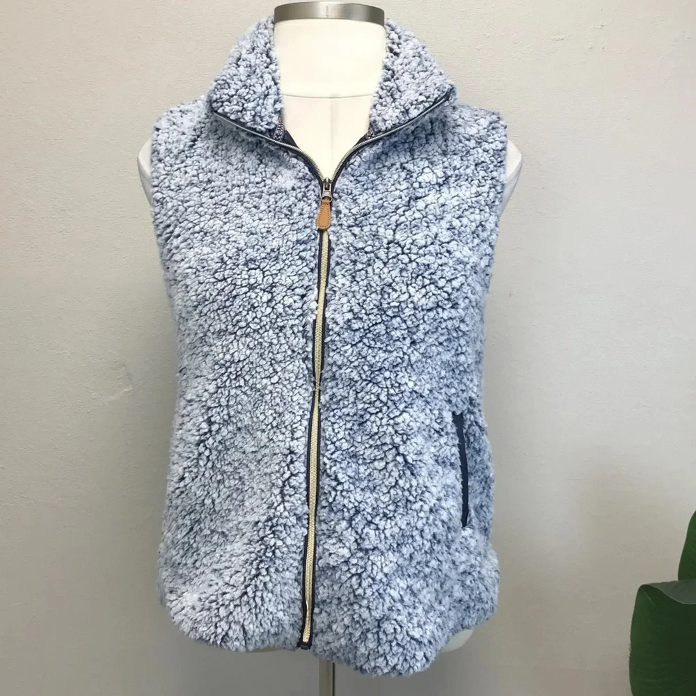 Chic Soul Sherpa Fleece Vest - Size 1X